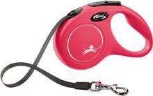 flexi Classic Gurt Rollleine, rot, 5m, S