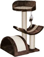 KERBL Pet Safari scratching post, dark brown with border, 38x38x60cm