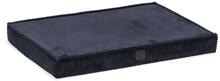 Designed by Lotte Cuscino a gabbia a coste, ortopedico, antracite, 76cm