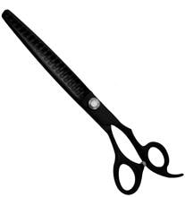 Optimum Black Titanium Chunker Modellierschere, 19cm