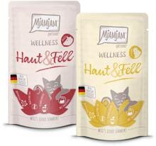 Mjamjam Wellness Haut & Fell Katzenfutter, 12x125g