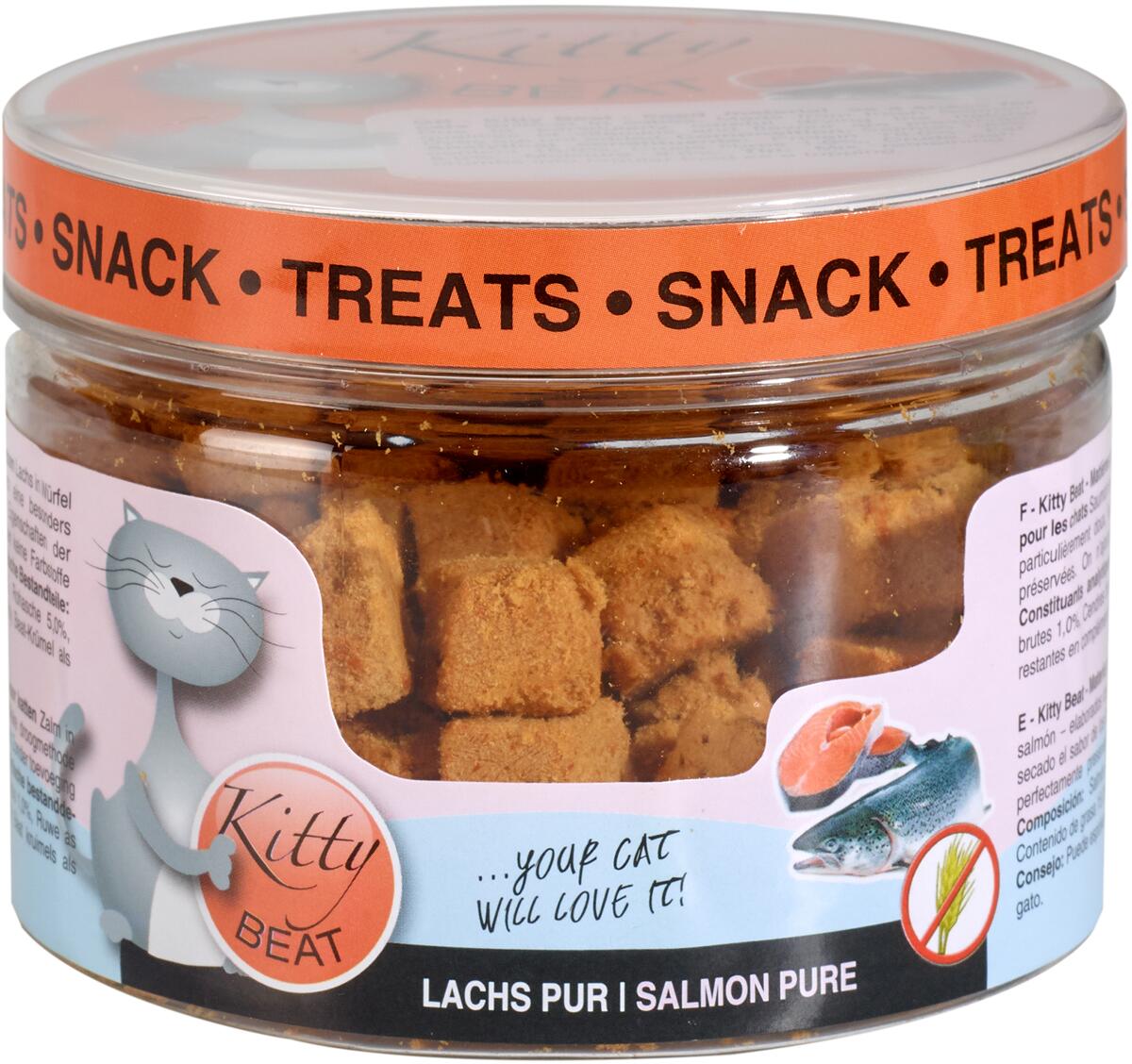 Porta21 Kitty Beat Pur Katzensnacks, 30g, Lachs
