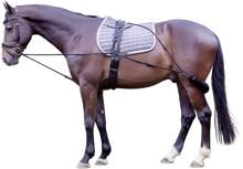 HKM Longiersystem, schwarz, Vollblut/Warmblut