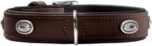 Collare HUNTER Softie Stone, marrone/nero, taglia L, 65 cm