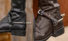 Waldhausen Stone spur straps, brown/bronze