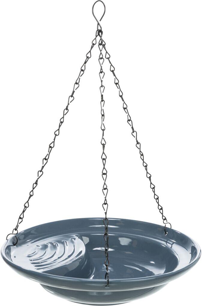 Trixie Vogeltränke, hängend, Keramik, blau, 530ml, ø26cm