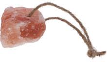 KERBL Pet Leckstein aus Bergkristallsalz mit Aufhängeseil, 80g