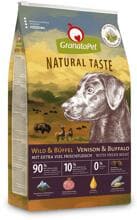 GranataPet NATURAL TASTE | mit Wild & Büffel | Hundefutter