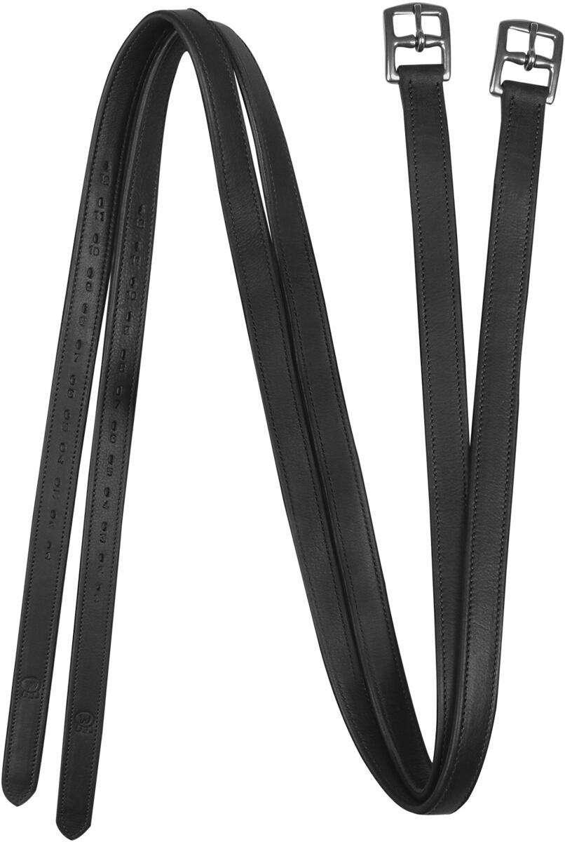 Waldhausen Premium Steigbügelriemen, schwarz, 120cm