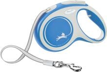 flexi New Comfort Rollleine Gurt, blau, 5m, M