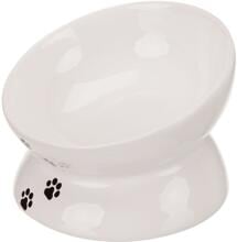 Trixie Napf, erhöht, Keramik, 0,15L/ø13cm, weiß