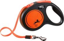 flexi NEON Rollleine, neonorange, M, 5m