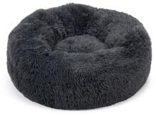 beeztees Yali dog bed, plush, grey, 70cm