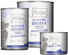 Mjamjam DUO Nassfutter mit Huhn, Forelle & Zucchini