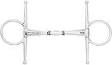 Snaffle a gambo Waldhausen, doppia rottura, acciaio inossidabile, 16mm/14,5cm