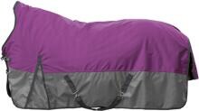 HKM Cleveland Highneckdecke, 600D, Polarfleece, pink/grau, 165