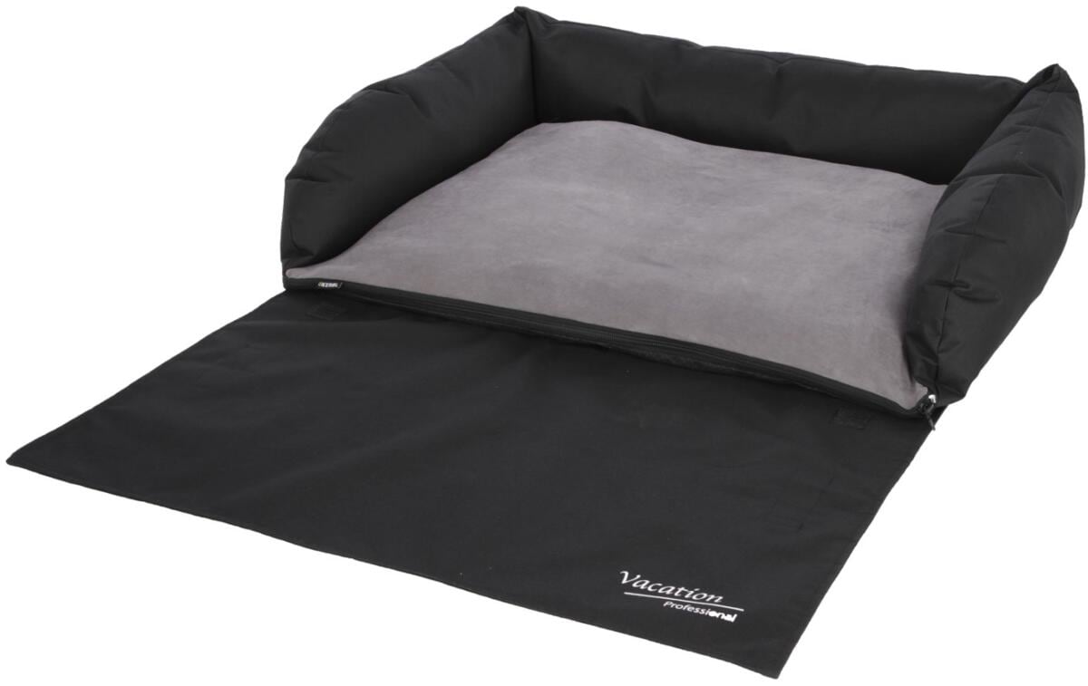 KERBL Pet Kofferraumkissen, schwarz/grau, 95x75cm