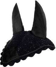 HKM fly bonnet, black/black, thoroughbred