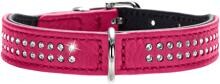Collare HUNTER Diamond Petit, rosa/nero, XXS-XS, 24 cm