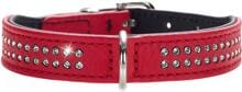 Collare HUNTER Diamond Petit, rosso/nero, taglia S, 42 cm