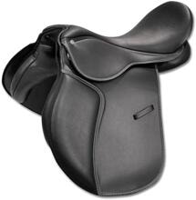 Waldhausen Economic Vielseitigkeitssattel, Synthetik, schwarz, Pony/39cm
