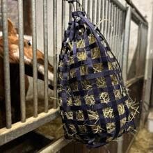 USG hay net made of webbing, navy, 80cm