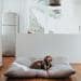 Hunter Lancaster Hundebett, grau, 175x145cm
