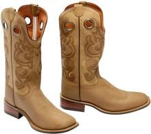 Pool"s Unisex Westernreitstiefel, braun, 44