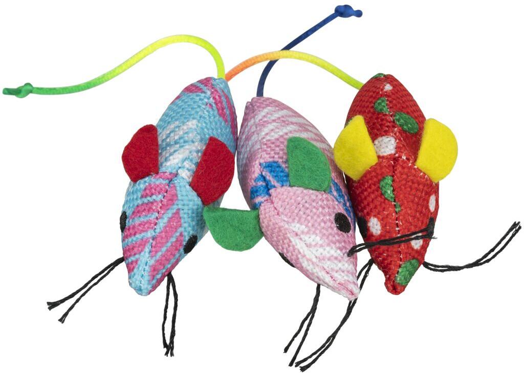 Trixie Maus, Stoff, Katzenminze, 7cm