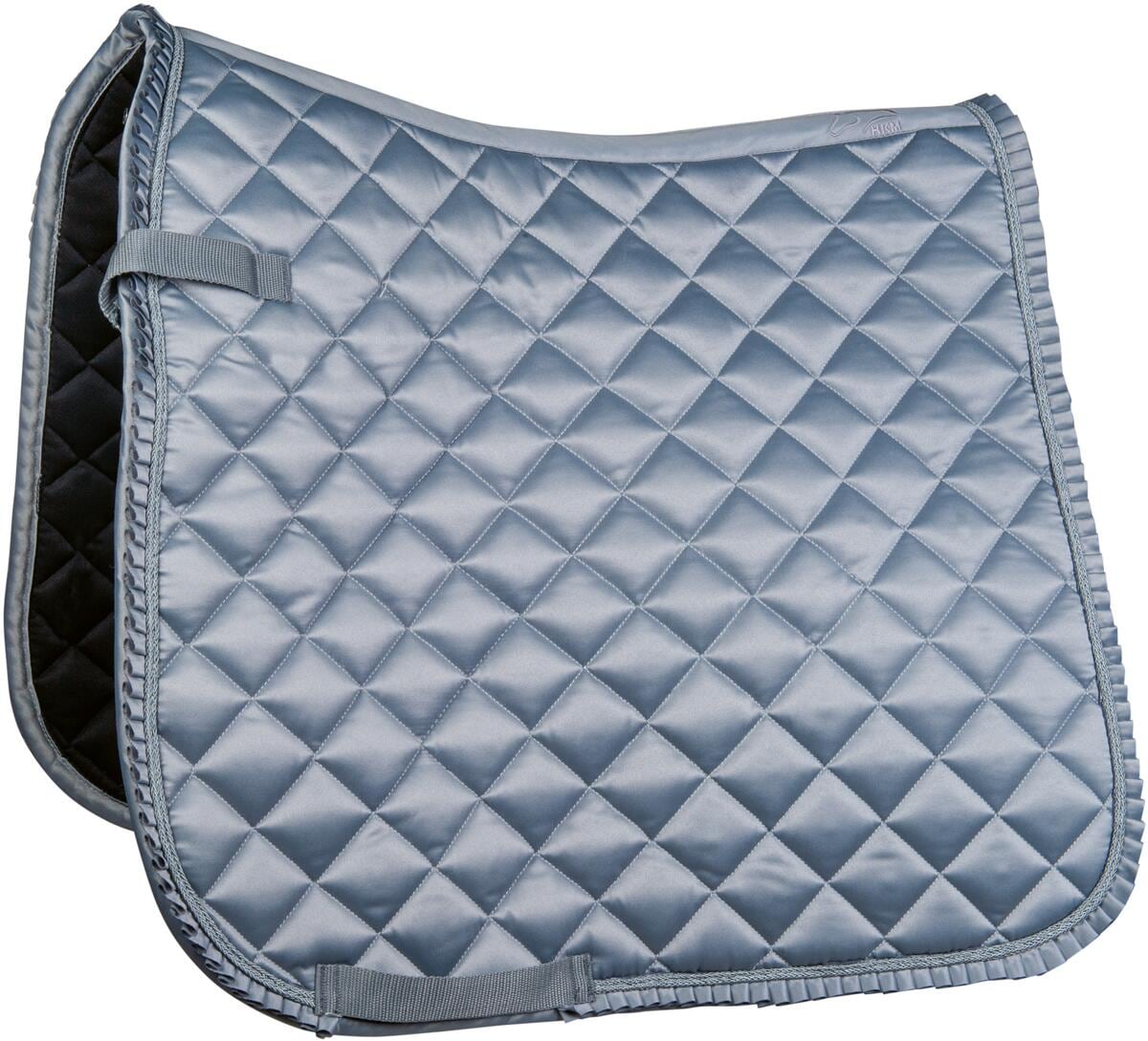 HKM Monaco Noble Style Schabracke, grau blau, Pony Dressur