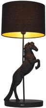Lampada Happy House cavallo rampante, nero, 30,5x30,5x68,5 cm