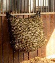 Waldhausen knotless hay net, rectangular, large, close-meshed, black, 160x100cm