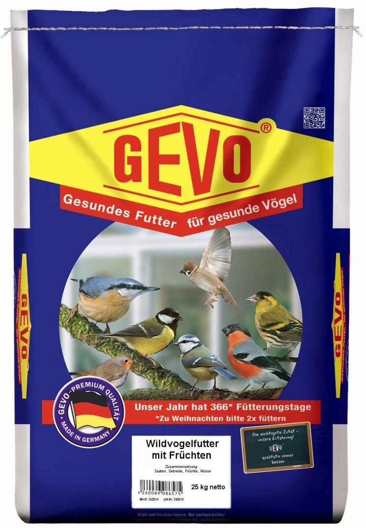GEVO Wildvogelfutter mit Früchten, 25kg