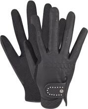 Guanto da equitazione invernale ELT Der Allrounder, nero/argento