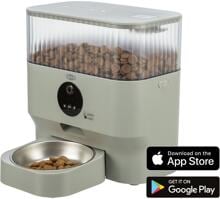 Trixie Futterautomat TX-C Smart, 5L/28x30x17cm, hellgrau