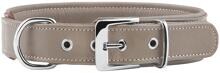 Knuffelwuff Glendale Hundehalsband, 33–40cm, 4cm, stone