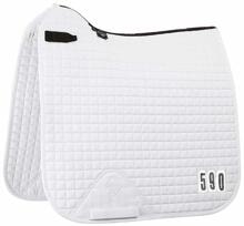 LeMieux Dressurschabracke mit Startnummertasche, weiß