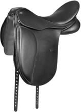 Sella da dressage Waldhausen Comfort, in pelle, nera