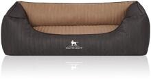 Knuffelwuff Outback orthopädisches Hundebett, 70x50cm, schwarz/cappuccino