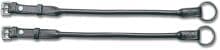 Waldhausen cheek pieces for snaffle bit, black