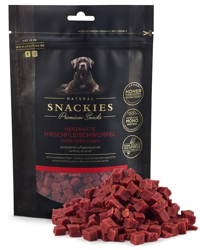 Snackies herzhafte Hirschfleischwürfel, 170g