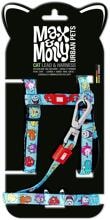 Max & Molly Little Monsters Katzengeschirr & Leine, One Size