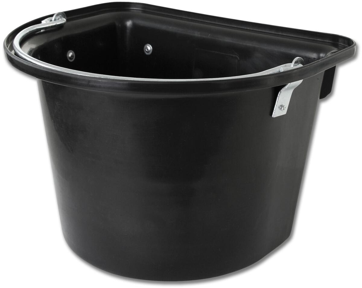 Waldhausen Turnierfutterkrippe mit Tragegriff, schwarz