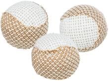 Palline sonaglio Trixie, iuta, ø5cm, 3 pezzi