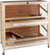 KERBL Pet Indoor Deluxe Kleintierkäfig, 115x60x118cm