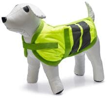 beeztees Teddie Hundemantel, reflektierend, gelb, 70cm