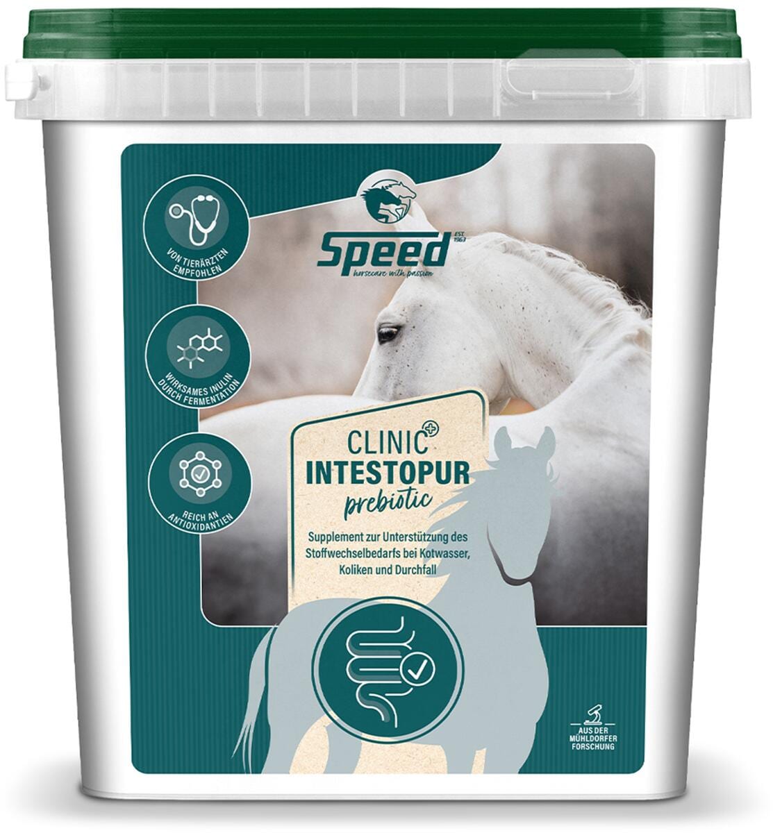 SPEED Clinic Intestopur Prebiotic Zusatzfutter, 3,5kg Eimer
