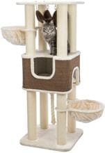 Trixie XXL Humberto scratching post, cream/dark brown, 174cm
