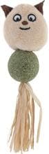 KERBL Pet Palla con erba gatta per gatti con faccina di animale, 16 cm