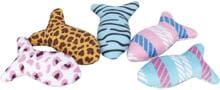 Pesce di peluche Trixie, erba gatta, 8 cm